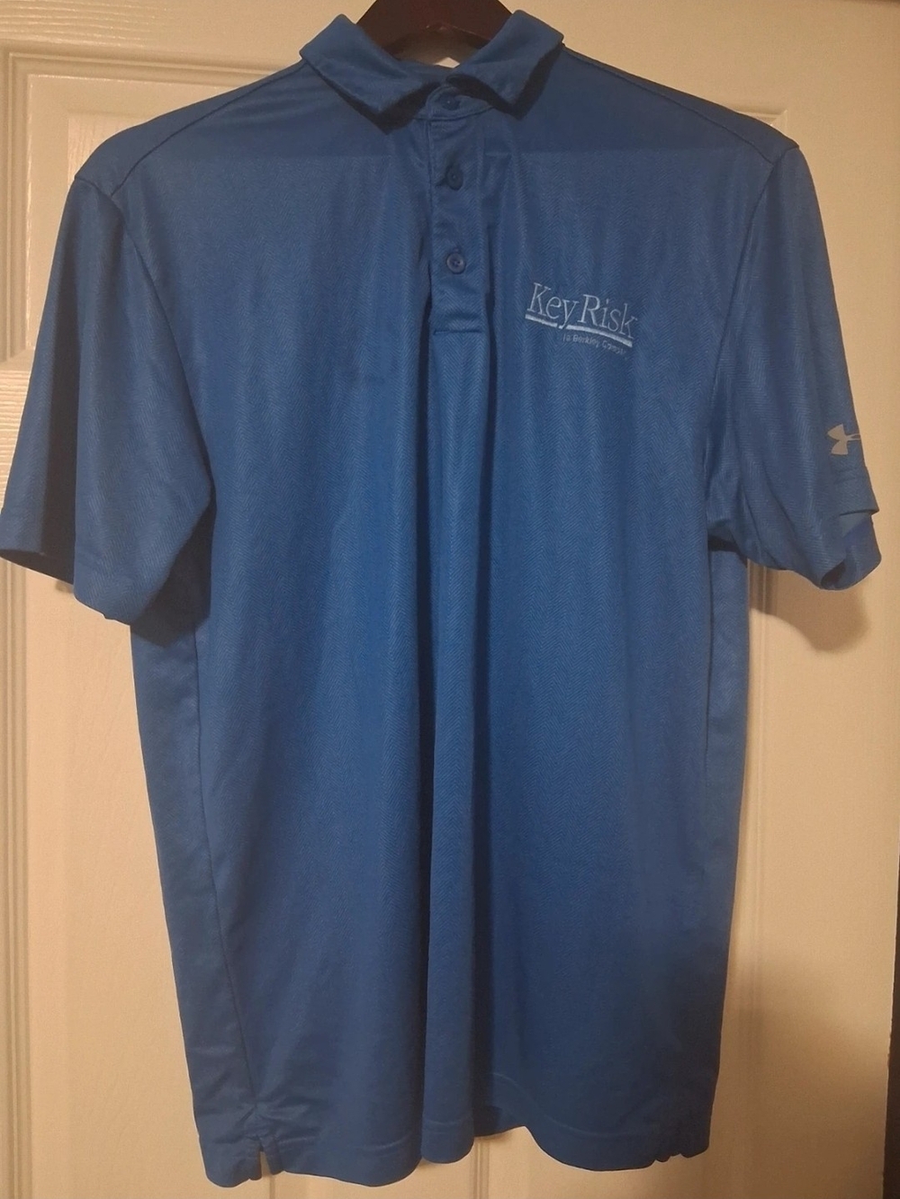 Under Armour Men's Royal Blue KeyRisk Performance Polo